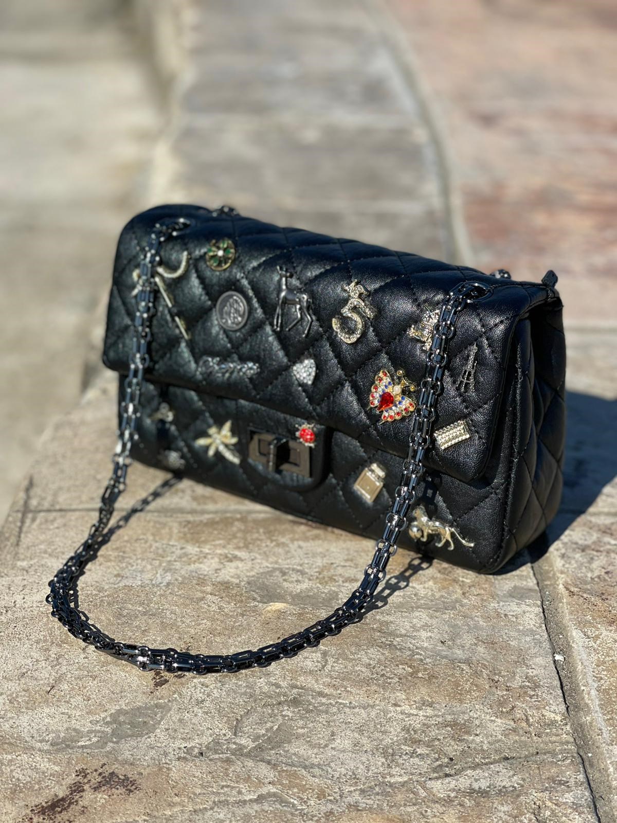 İTHAL ÇANTANONWOVENFigürlü Premium Zincir İthal Çanta