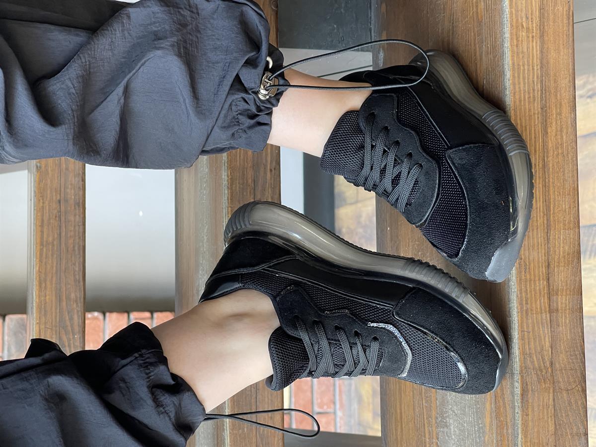 SPOR AYAKABI Kubra ShoesADELA ŞEFFAF TABAN SÜET SPOR AYAKKABI