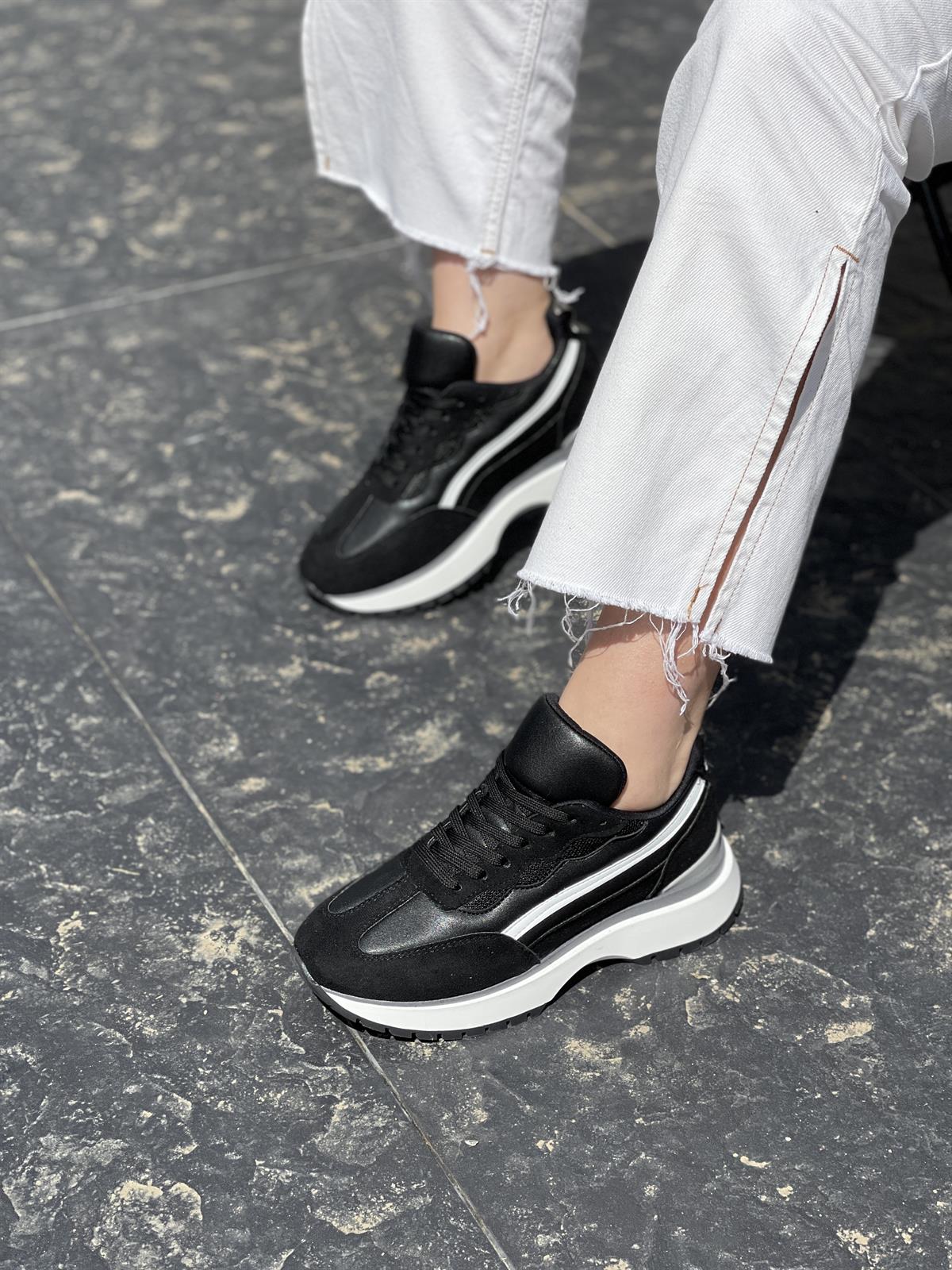 SPOR AYAKABI Kubra ShoesLAUREN SÜET DETAYLI KADIN SPOR AYAKKABI