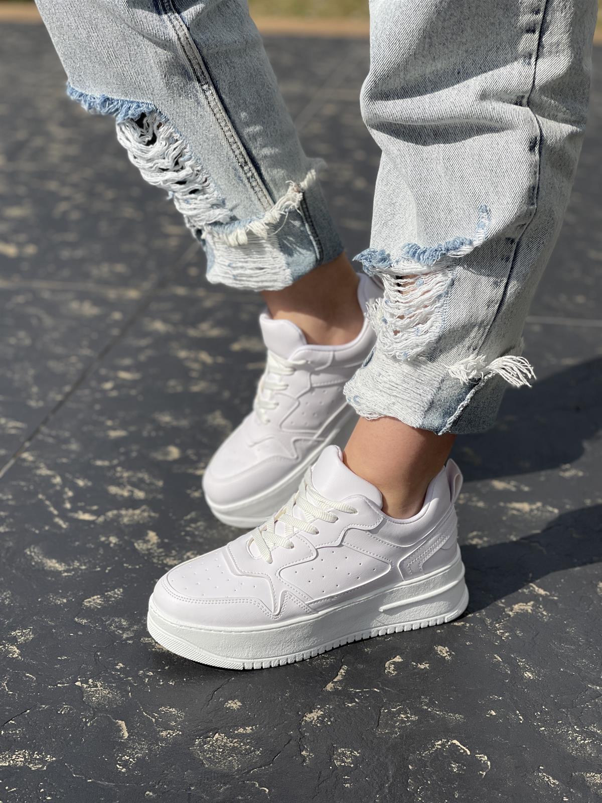 SPOR AYAKABI Kubra ShoesSCARLET DÜZ SNEAKER SPOR AYAKKABI