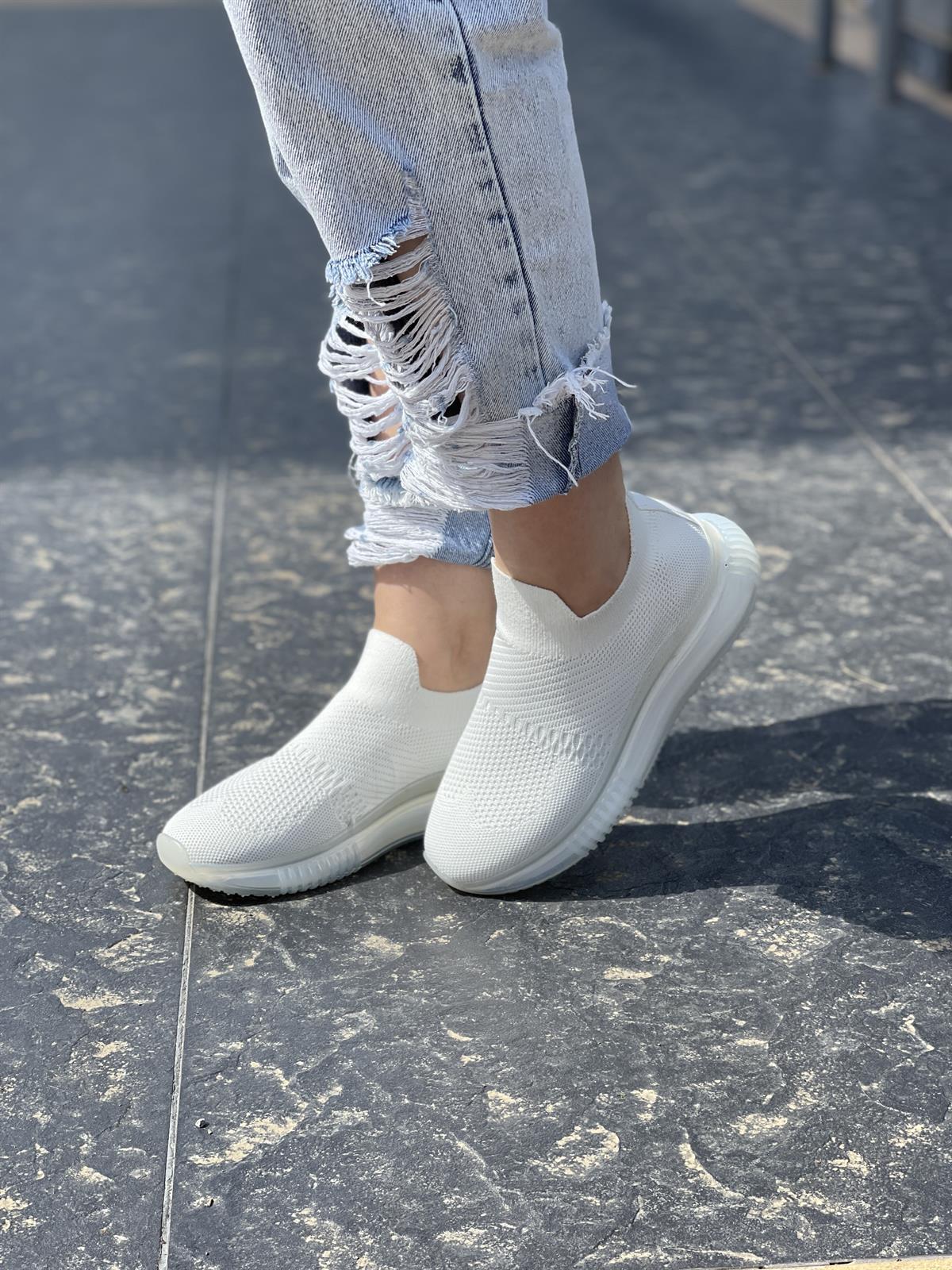 SPOR AYAKABI Kubra ShoesTURNER BASİC TRİKO KADIN SPOR AYAKKABI