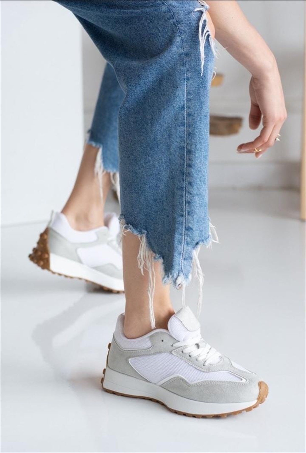 SPOR AYAKABI NONWOVENYuksek Taban Yeni Sezon Sneakers