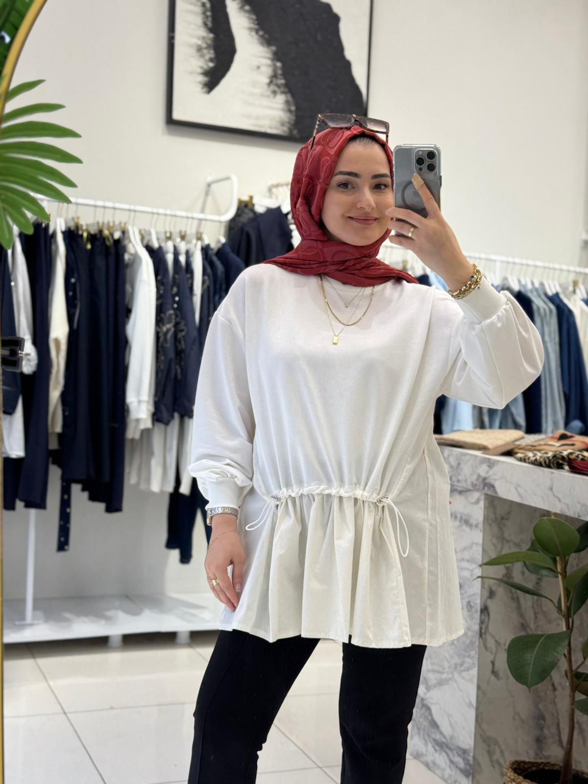 SweatshirtBÜZGÜ DETAYLI GARNİLİ SWEATSHİRT