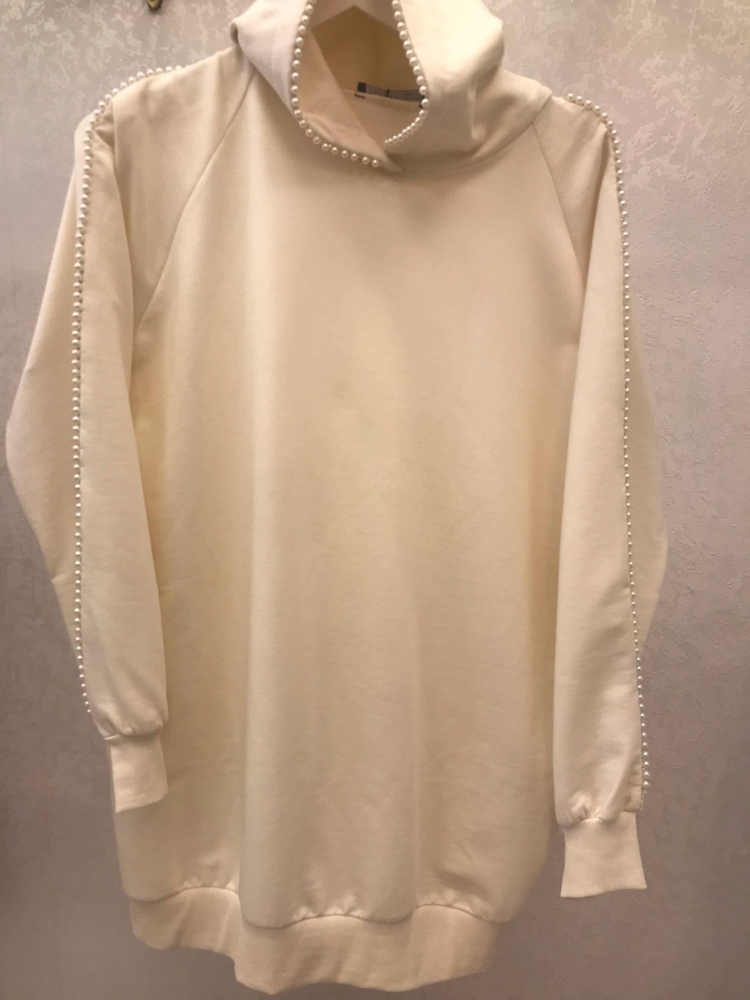 SweatshirtKAPŞONLU İNCİ DETAYLI SWEAT