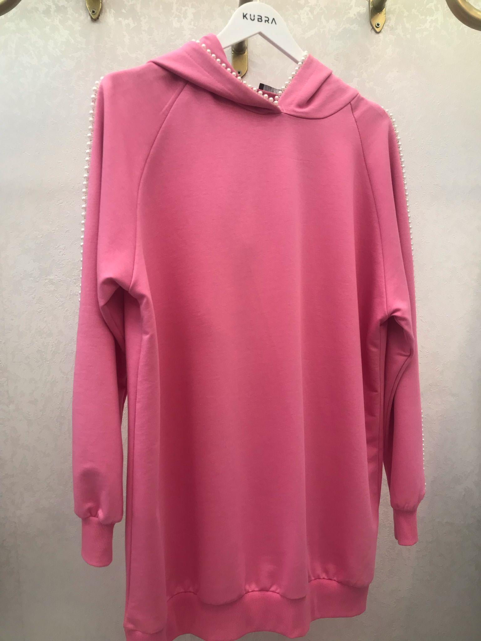 SweatshirtKAPŞONLU İNCİ DETAYLI SWEAT