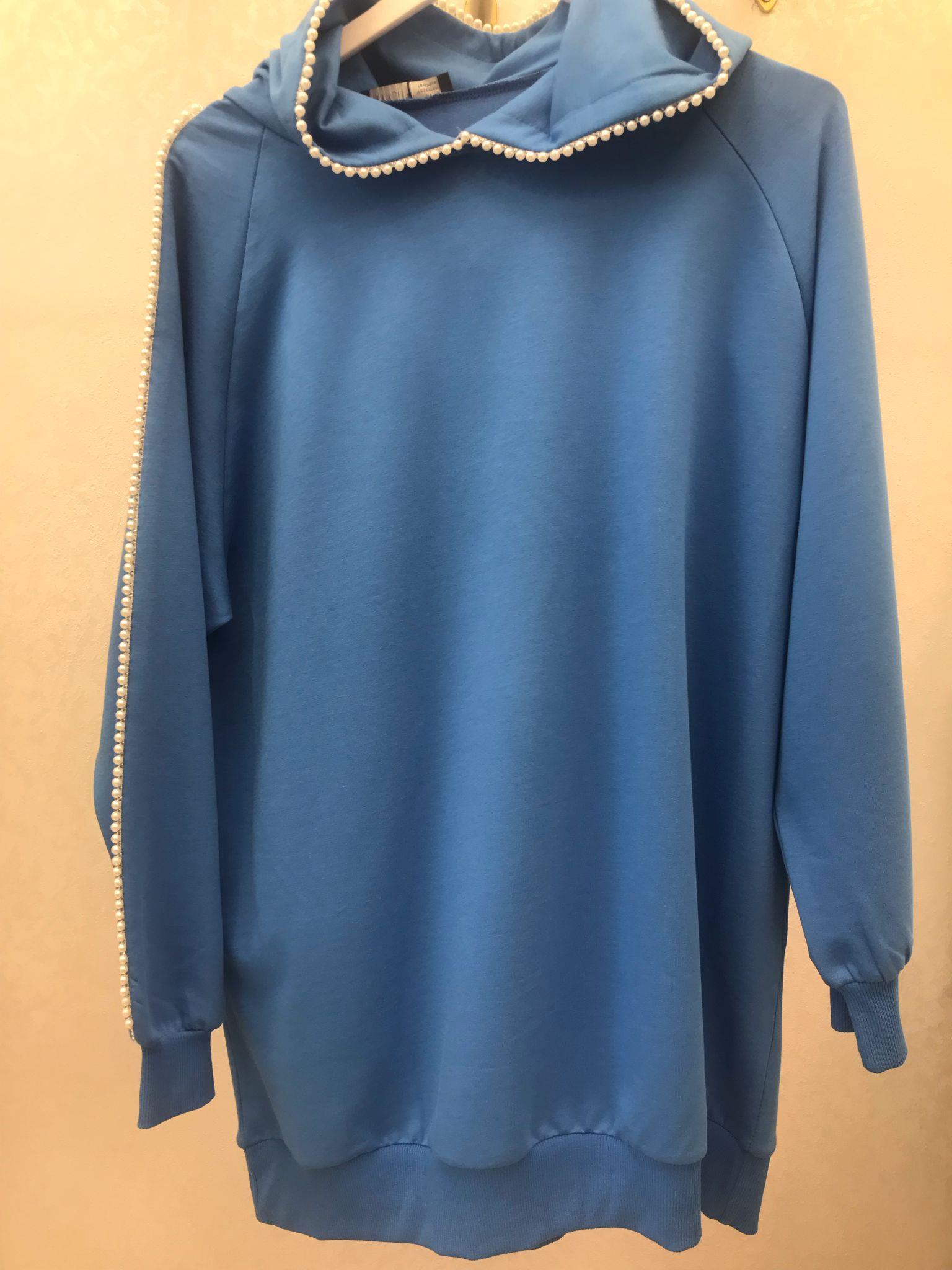 SweatshirtKAPŞONLU İNCİ DETAYLI SWEAT