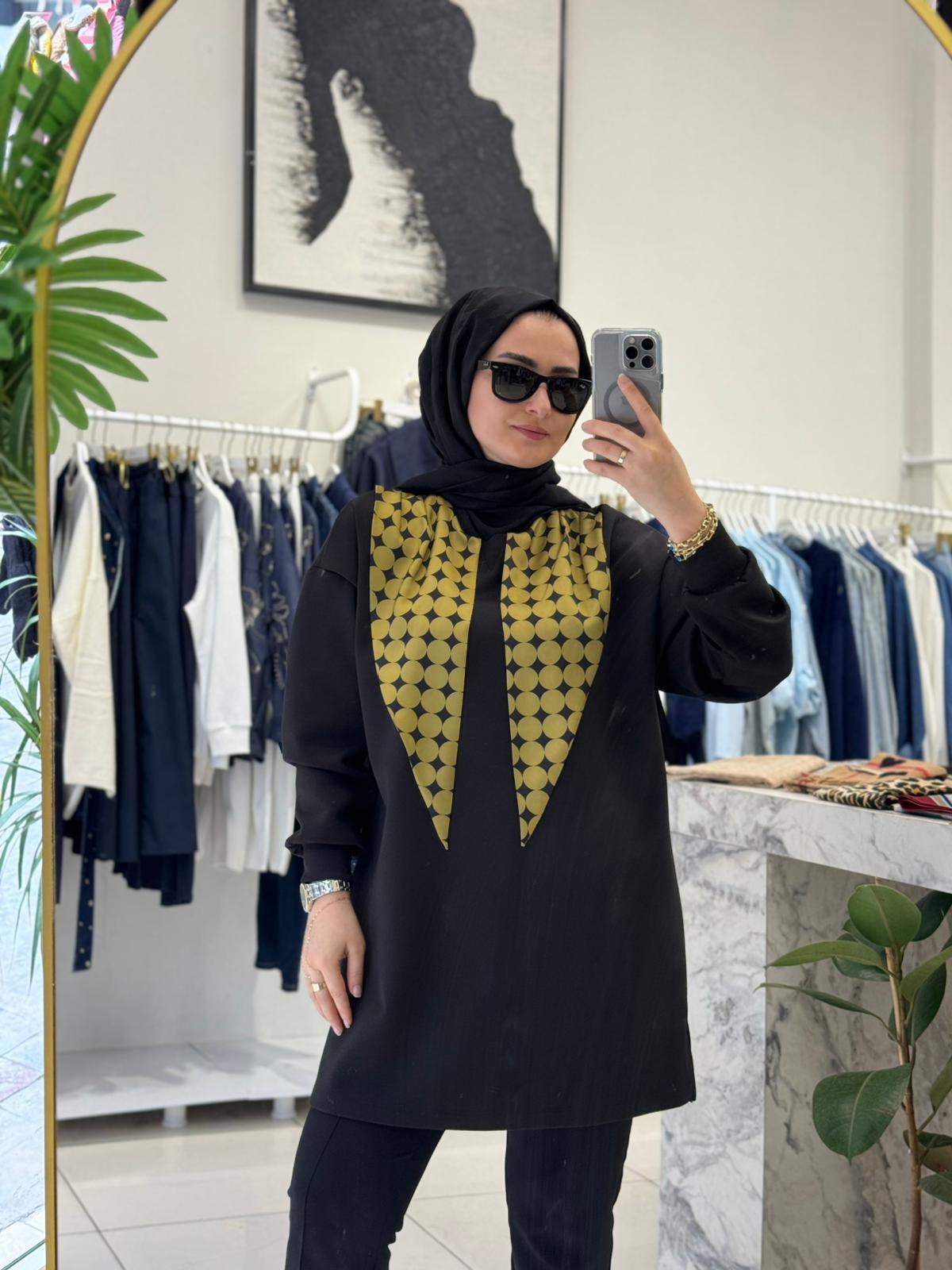 SweatshirtYAKA FULAR DETAYLI SWEATSHİRT