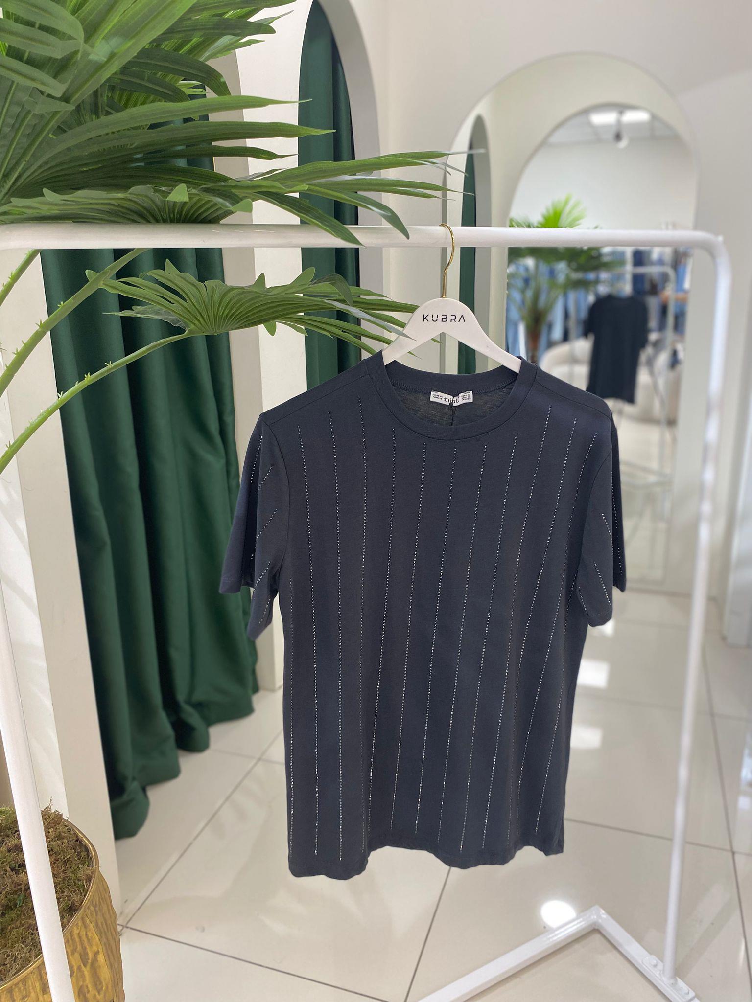 T-shirtÇİZGİ TAŞLI TSHİRT