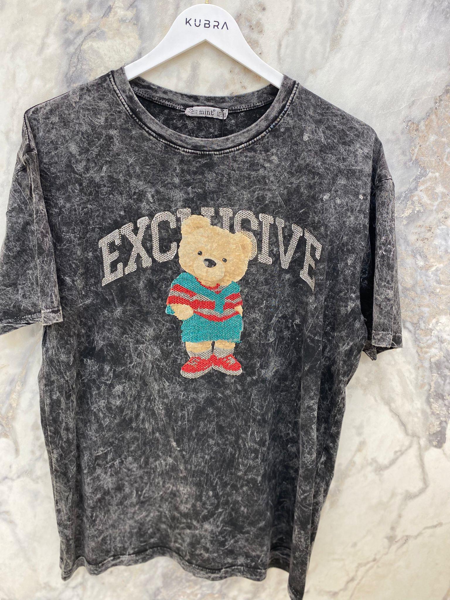 T-shirtYIKAMA KUMAŞ TEDDY TAŞLI TSHİRT