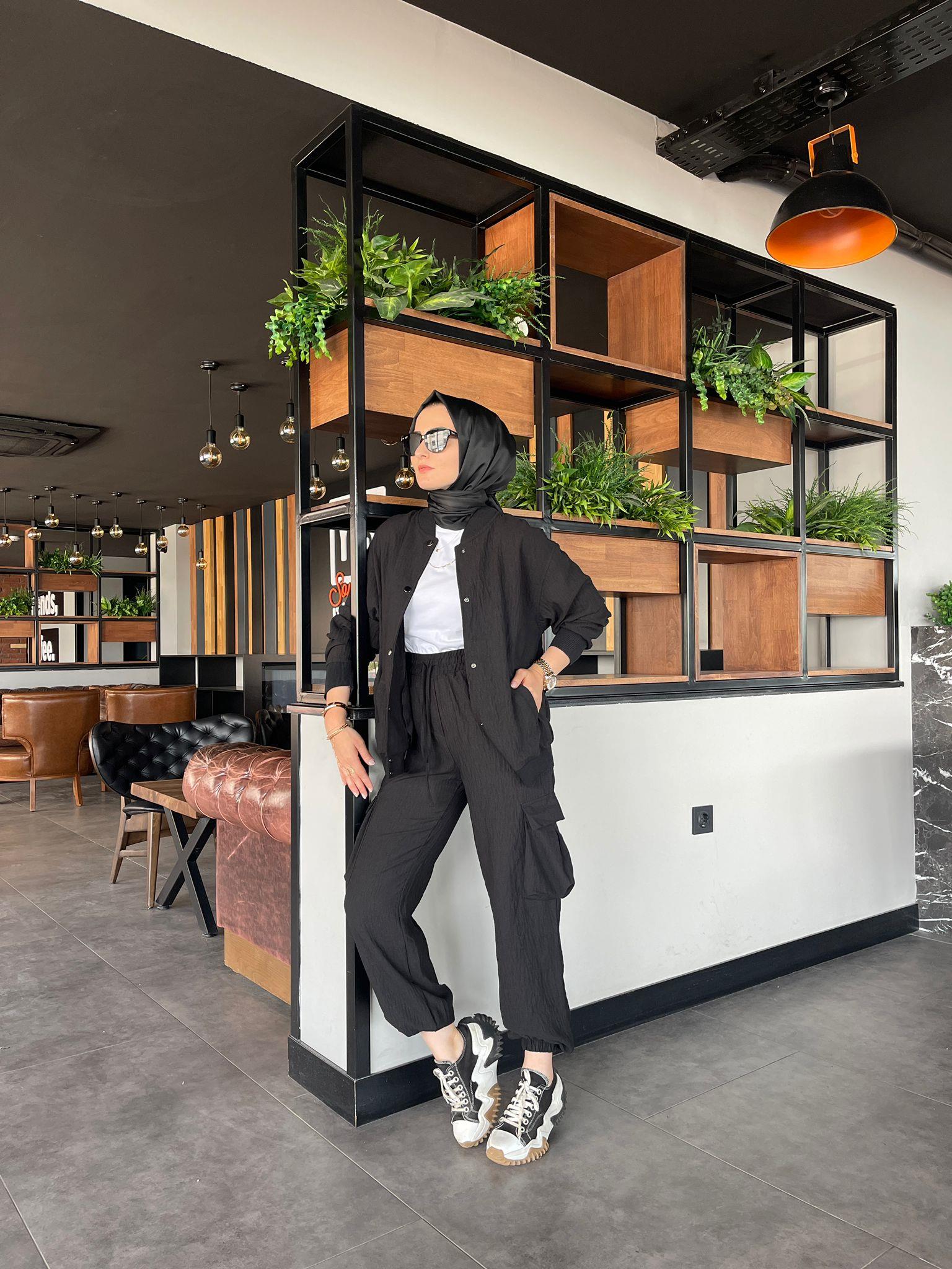 TAKIMMÜSLİN JOGGER PANTOLON CEKET TAKIM