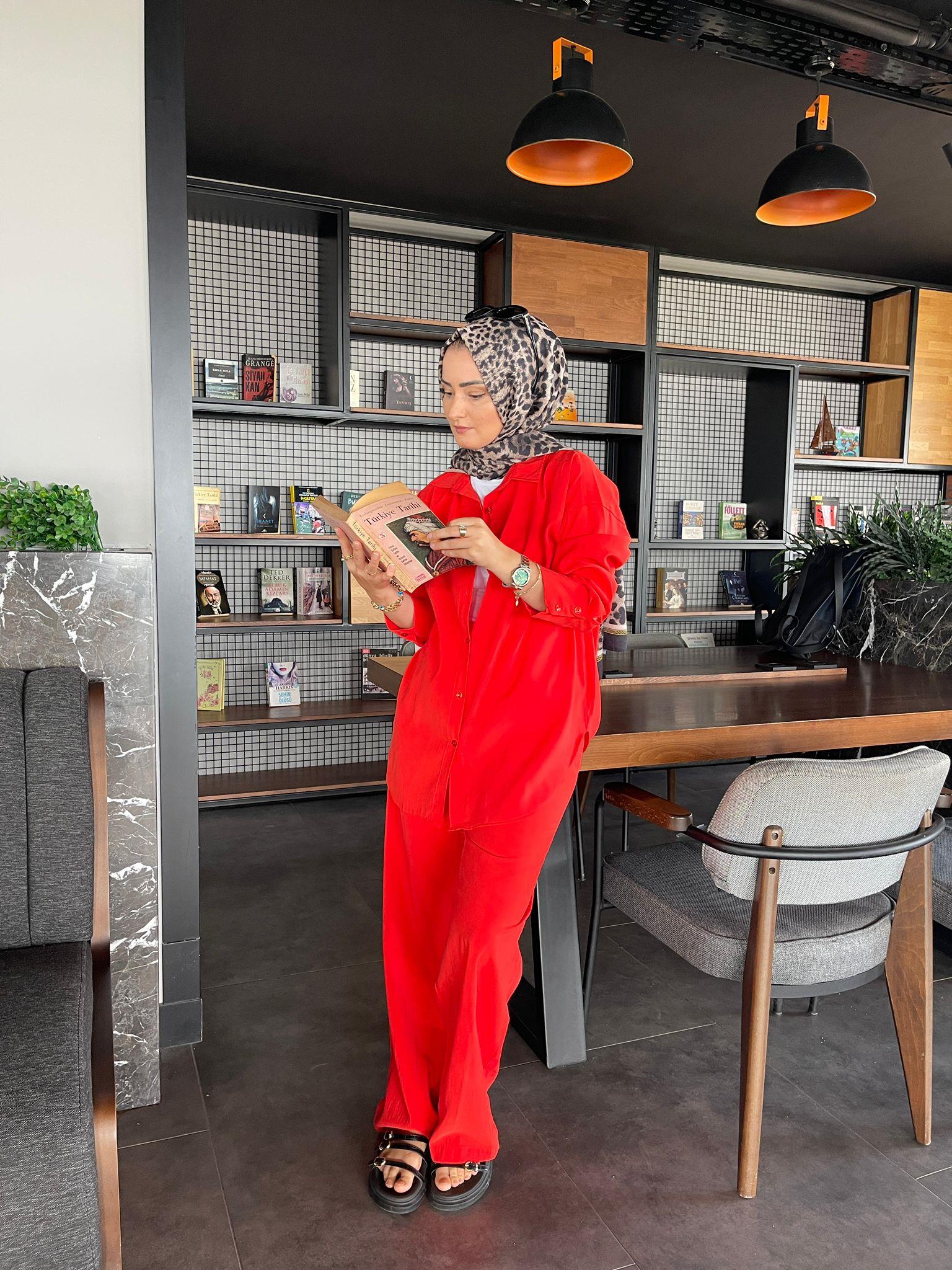 TAKIMPALAZZO PANTOLONLU İKİLİ TAKIM