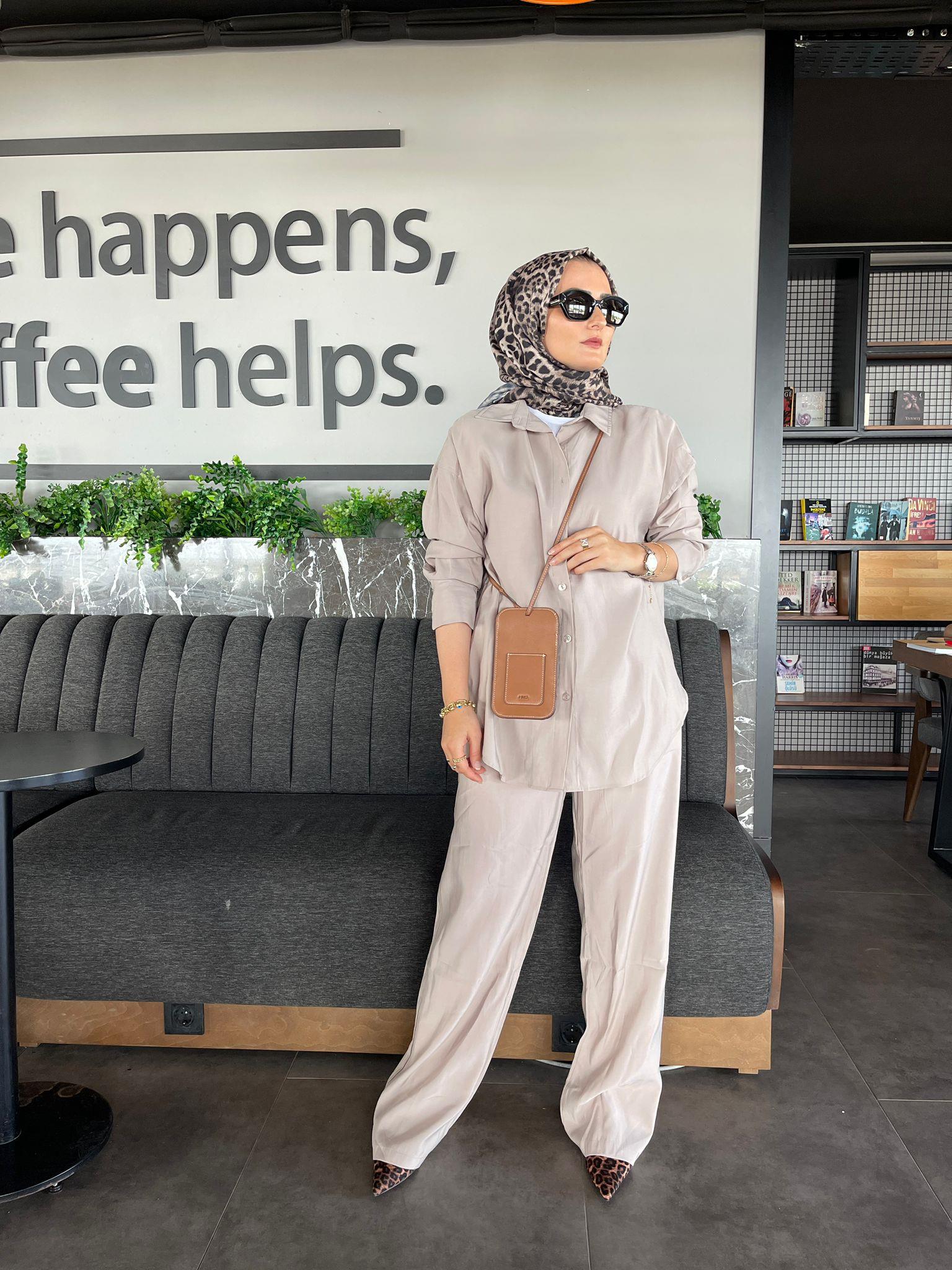 TAKIMPALAZZO PANTOLONLU İKİLİ TAKIM