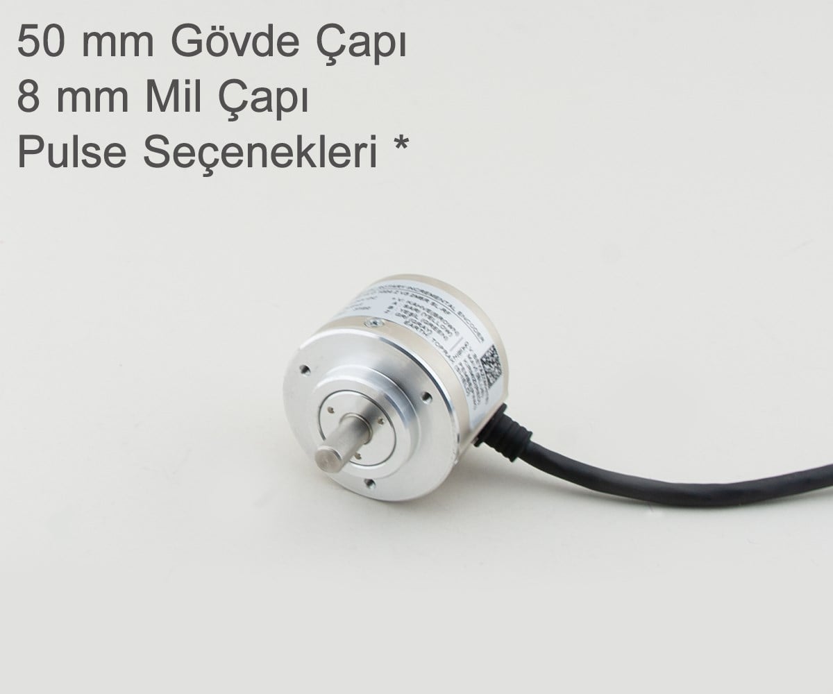 İnkremental EnkoderlerPRI 50AR Model Optik Rotary inkremetal Enkoder