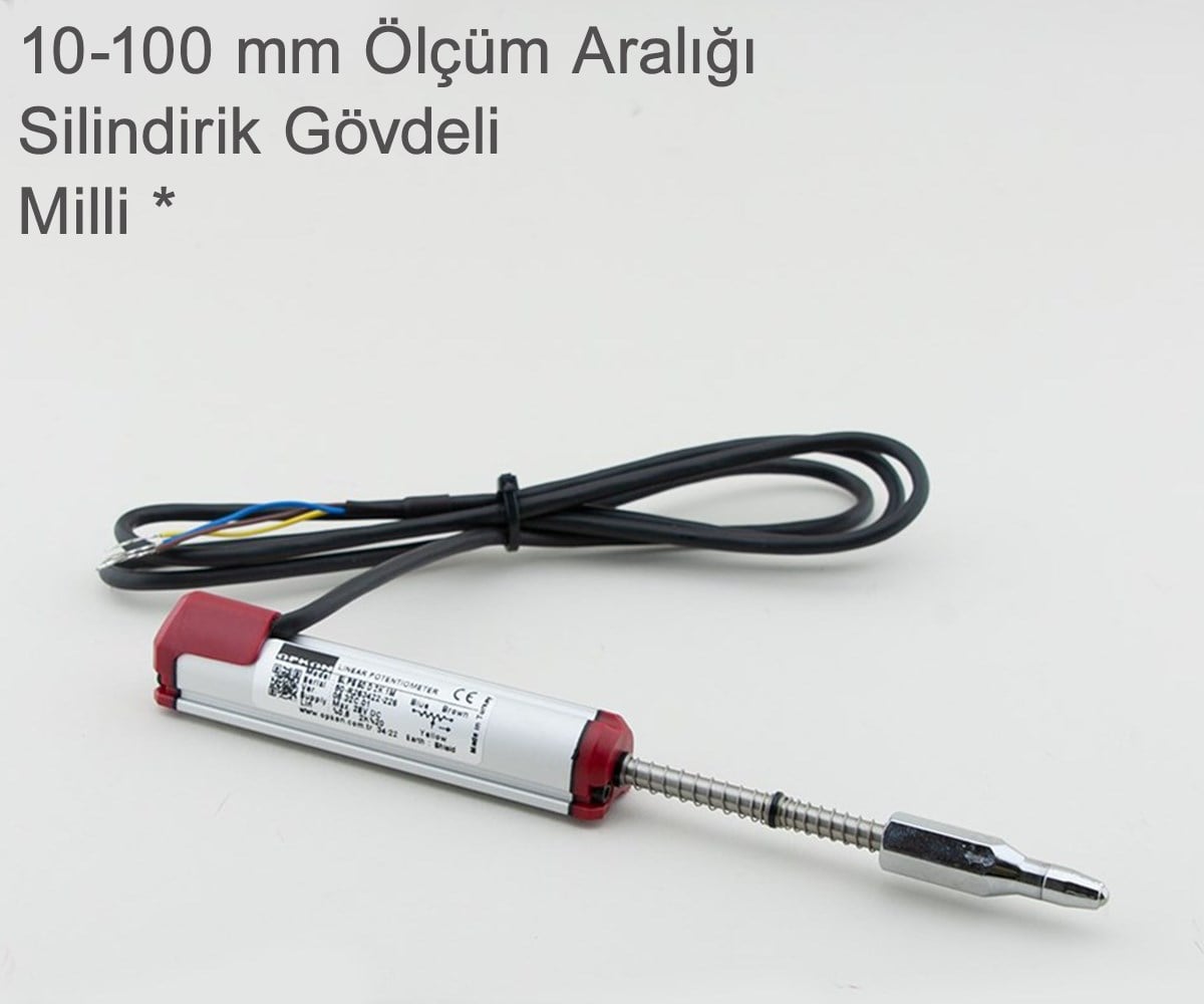 İnce Gövdeli- Kısa StrokSLPS Model Lineer Potansiyometre