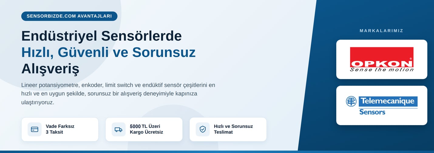 Sensörbizde endüstriyel sensör, enkoder, potansiyometre ve otomasyon ürünleri