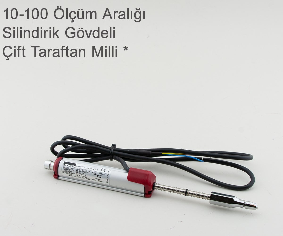 İnce Gövdeli- Kısa StrokSLPKS Model Lineer Potansiyometre