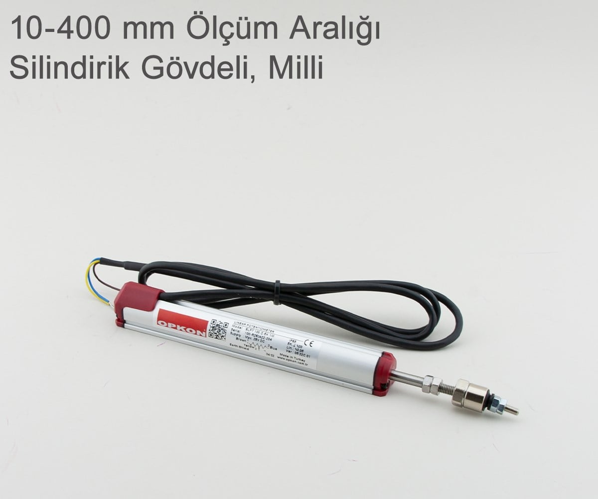 İnce Gövdeli- Kısa StrokSLPT Model Lineer Potansiyometre