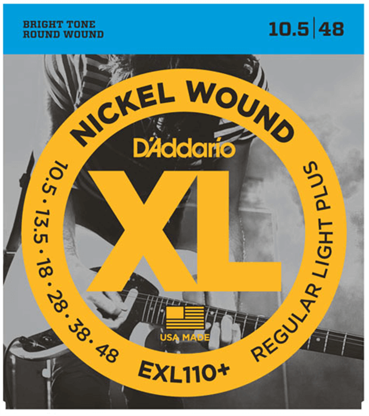 Daddario EXL110+ Elektro Gitar Teli ( (10,5 -47)