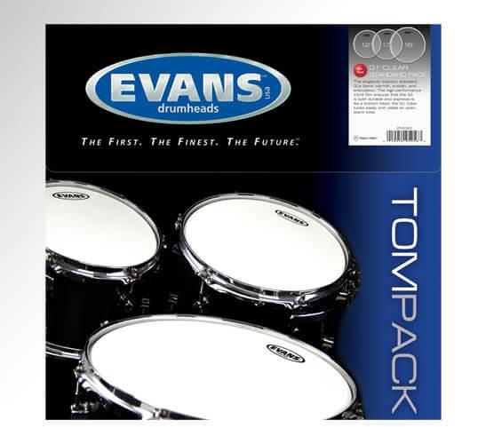 Evans ETPG1CLRS 12+13+16 G1 Tom Clear Standart Deri Seti