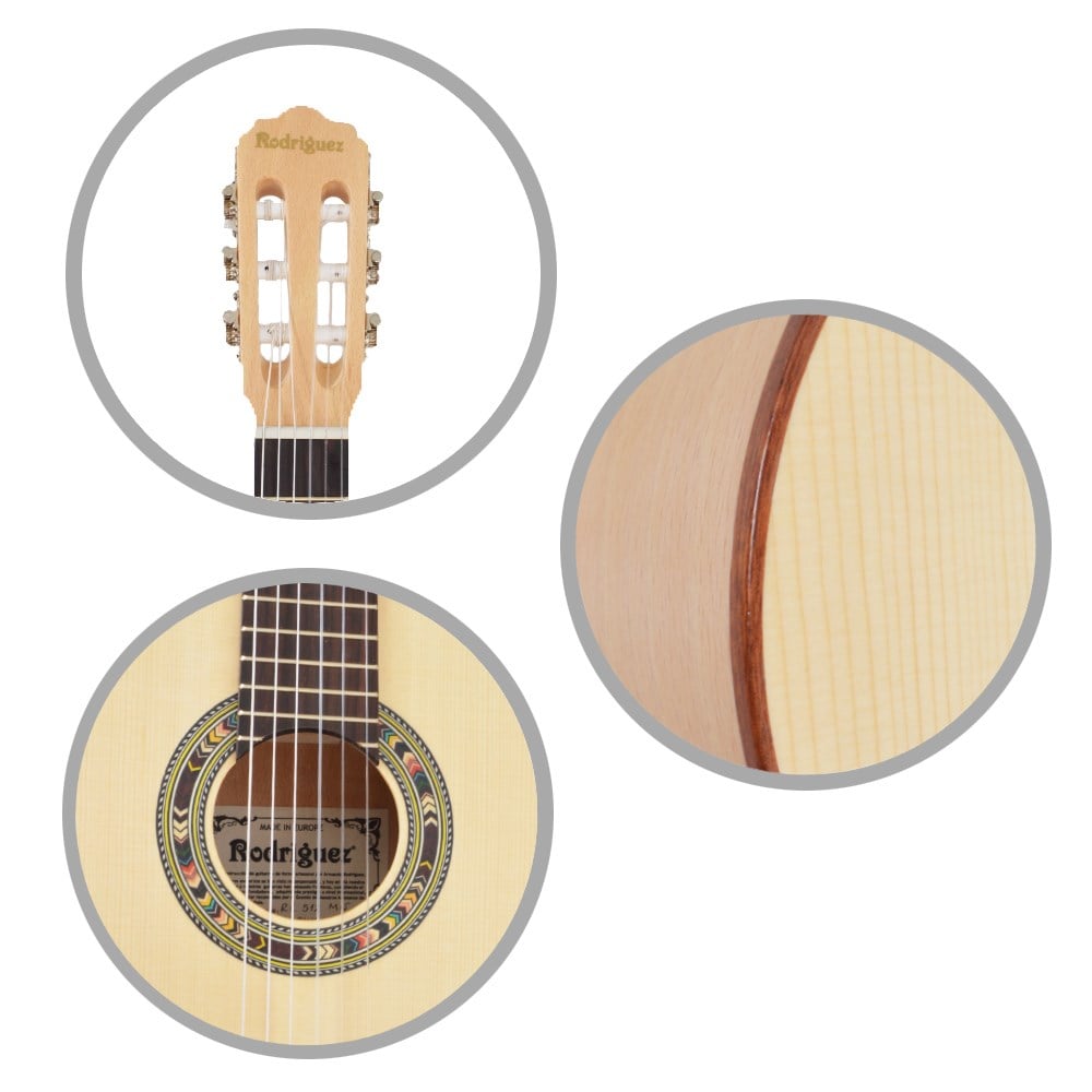 Rodriguez RC512MN Klasik Gitar Gül 1/2