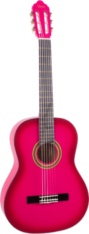 Valencia VC104TPKS Klasik Gitar 4/4 Pembe Sunburst