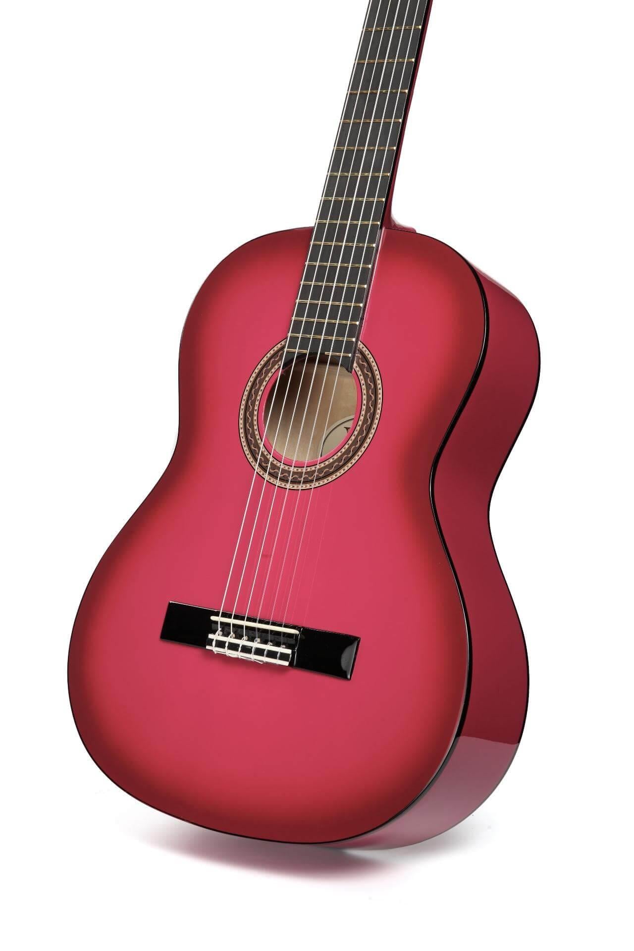 Valencia VC104TPKS Klasik Gitar 4/4 Pembe Sunburst