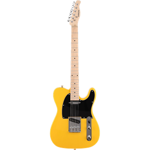 Arrow Telico TL 11 Elektro Gitar Peanut Butter Maple/Black