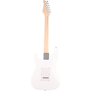 Arrow Tonecaster ST 111 Elektro Gitar Snow White Rosewood/White
