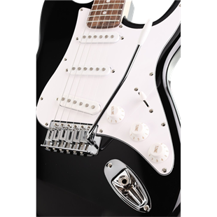 Arrow Tonecaster ST 111 Elektro Gitar Abyss Black Rosewood/White