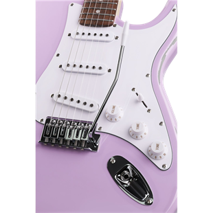 Arrow Tonecaster ST 111 Elektro Gitar Bubblegum Rosewood/White