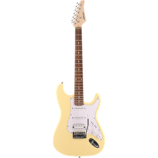 Arrow Tonecaster ST 211 Elektro Gitar Biscuit Rosewood/White