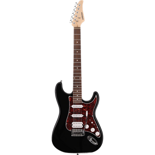 Arrow Tonecaster ST 211 Elektro Gitar Abyss Black Rosewood/T-shell