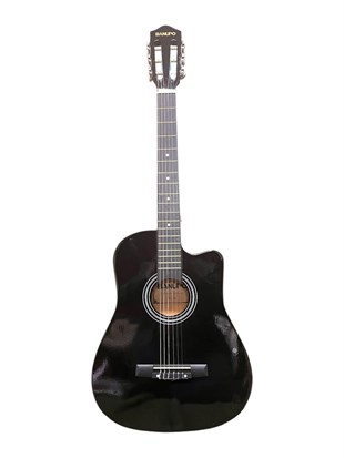 Banupo MG1BK Black Klasik Gitar Başlangıç Seti (Gitar + Kılıf + Akort Aleti + Gitar Standı + Askı)