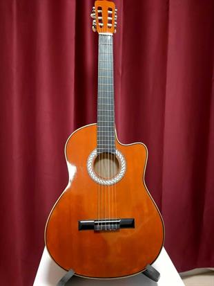 Clam C50 Klasik Gitar Cutaway Natural 