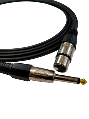 RHN CL-CJXLRD3 6,3 mm Canon Mono Jak–XLR Dişi 3 Metre Enstrüman Kablosu