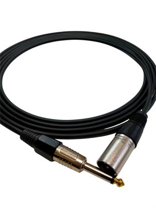 Clam CL-CJXLRE 6,3 mm Mono / XLR Erkek 10 Metre Enstrüman Kablosu