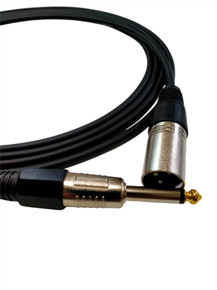 Clam CL-CJXLRE 6,3 mm Mono / XLR Erkek 6 Metre Enstrüman Kablosu