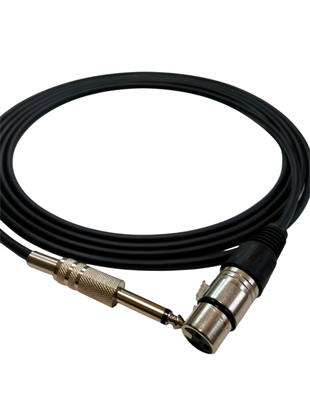 Clam CL-SJXLRD10 6,3 mm Mono / XLR Dişi 10 Metre Enstrüman Kablosu
