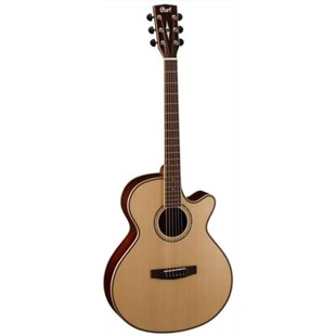 Cort AS-S5 NAT Elektro Akustik Gitar Çantalı Naturel