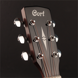 Cort CJ-MEDXNATW Elektro Akustik Gitar Çantalı Jumbo Cutaway