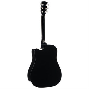 Cort EARTH60CEBK Elektro Akustik Gitar Siyah Cutaway