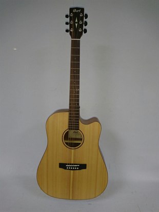 Cort EARTHGRAND BW CFM OP Elektro Akustik Gitar Çantalı Cutaway