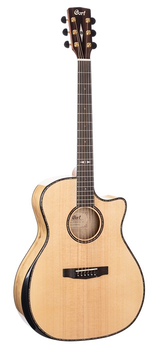 Cort GA-MY BEVEL NAT Elektro Akustik Gitar