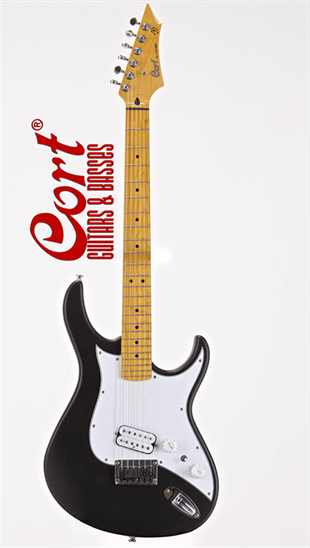 Cort GARAGE1 BKS Elektro Gitar Siyah Satin 