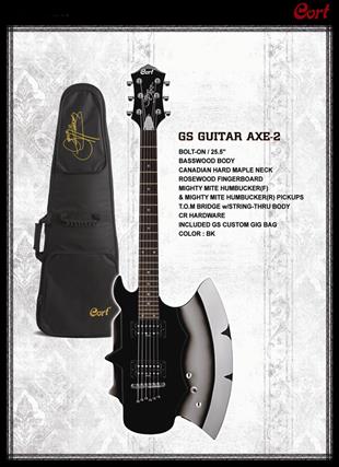 Cort GS GUITAR AXE2BK Bas Gitar Siyah