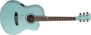 Cort JADE2F-PBM Elektro Akustik Gitar Çantalı Soluk Mavi Metalik
