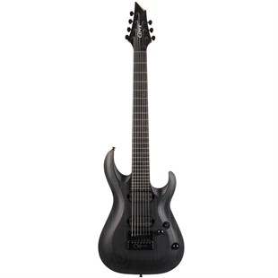 Cort KX707 EVERTUNE OPBKW Elektro Gitar 7 Telli Open Pore Black Çantalı