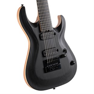 Cort KX707 EVERTUNE OPBKW Elektro Gitar 7 Telli Open Pore Black Çantalı