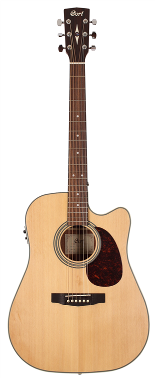 Cort MR600FNS Elektro Akustik Gitar Naturel Satin Fishman EQ