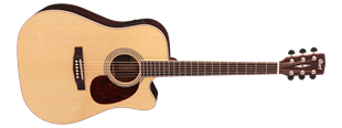 Cort MR710FNAT Elektro Akustik Gitar Naturel Fishman EQ